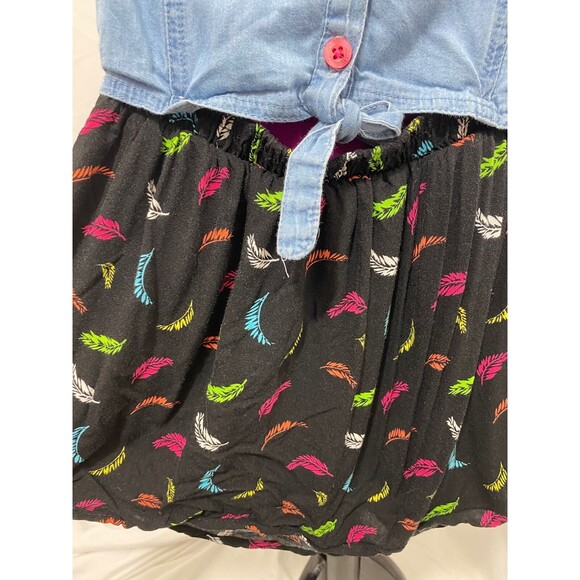 Coogi Girl's Jumper Blue and Black One-Piece Feathers Kids Size 5 - Picture 5 of 7